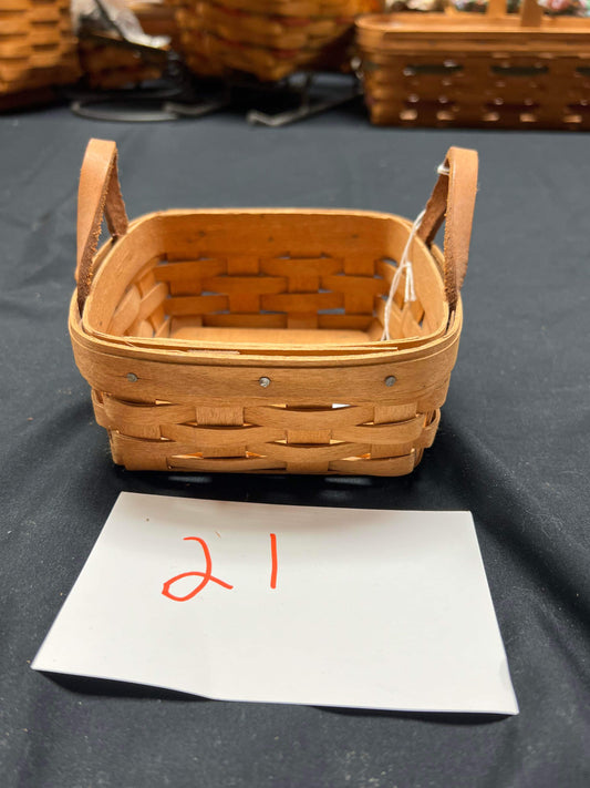 Longaberger Small Square Basket