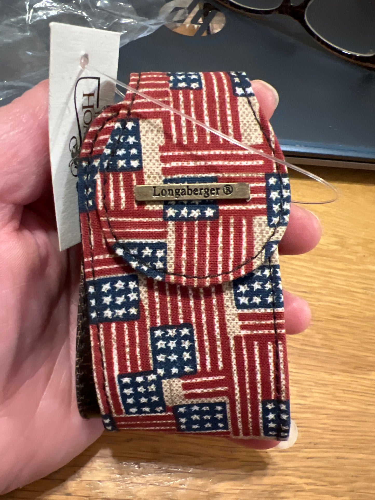 Longaberger mini cell case in old glory