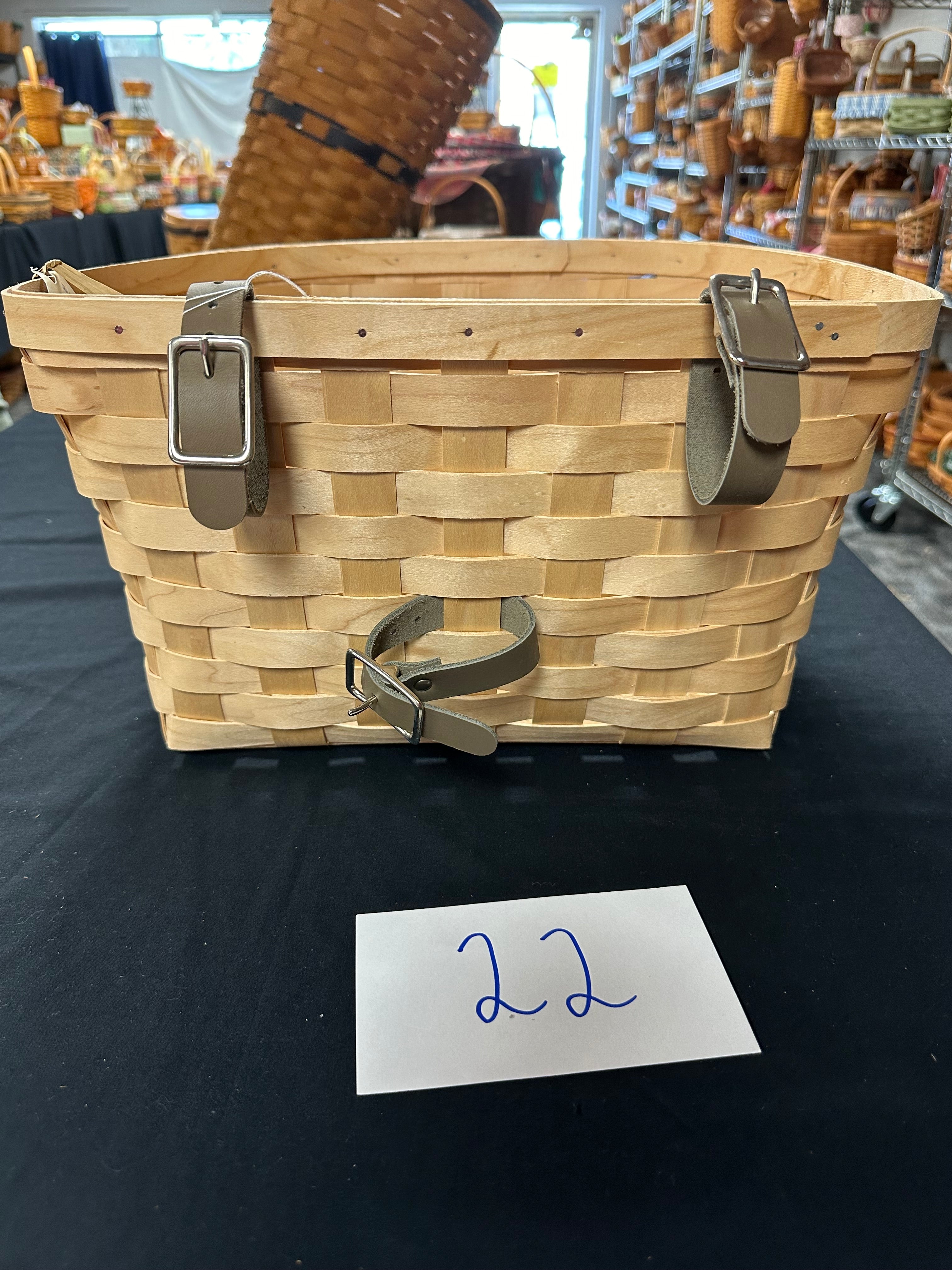 Longaberger bicycle basket sale