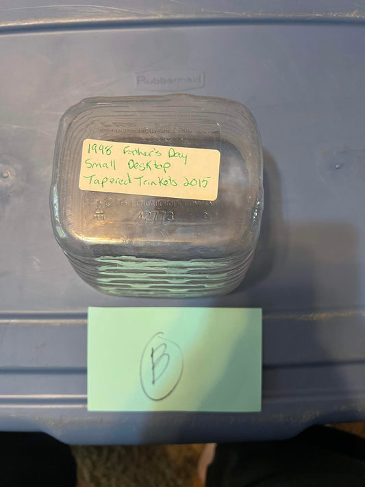 #42773 Longaberger 1998 Father’s Day/ Small Desktop/ Tapered Trinkets 2015 Protector