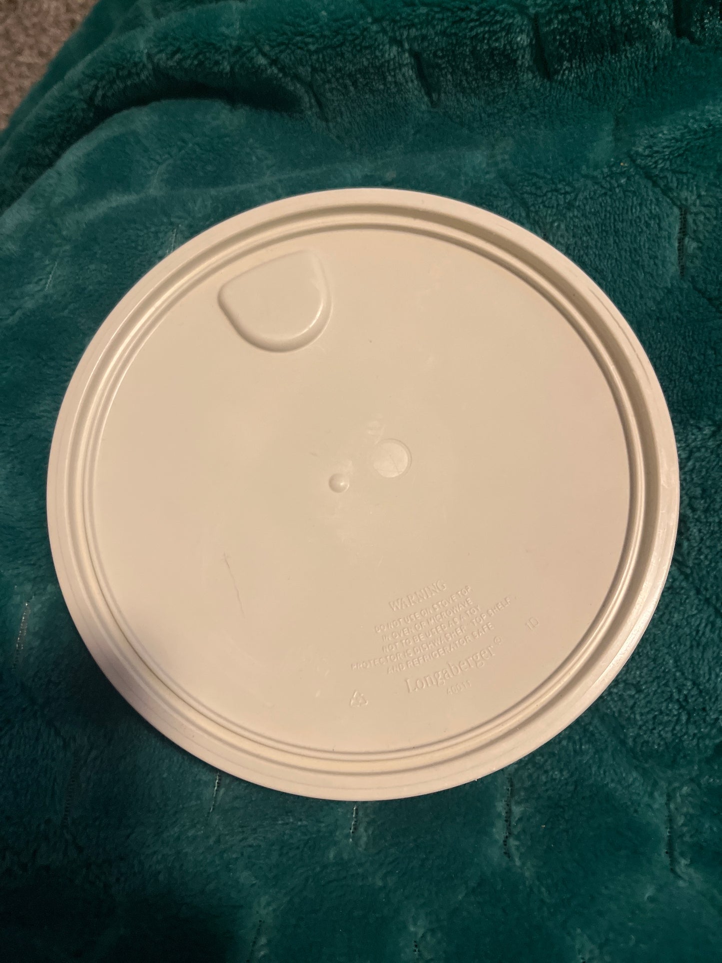 Longaberger 6” round lid