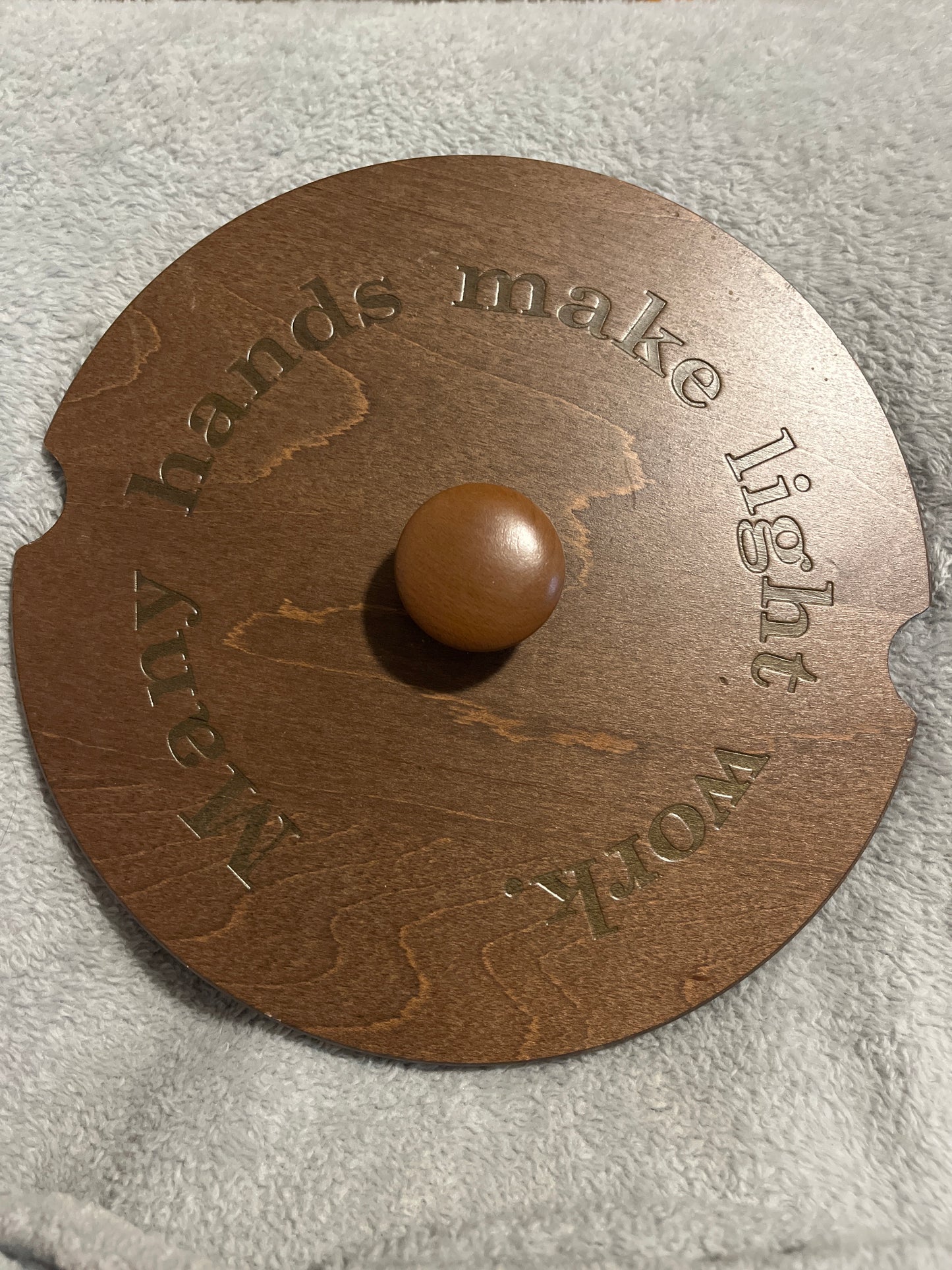 Longaberger Collectors Club 2011 Family Together Work Basket lid 9”