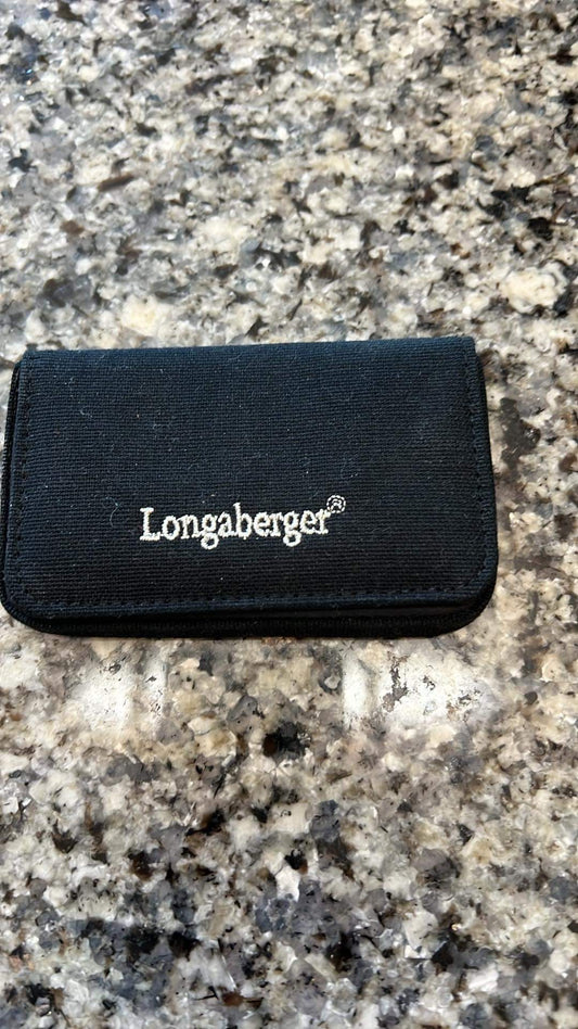 Longaberger Business Card Holder in Black