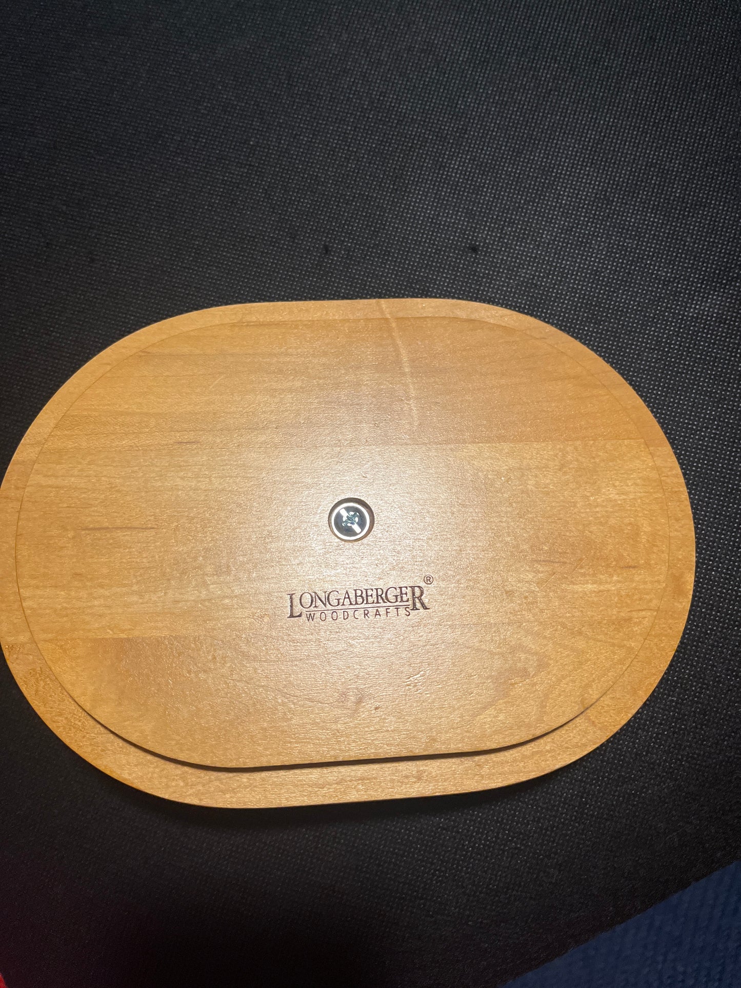 Longaberger 8”x5.75” ovular lid