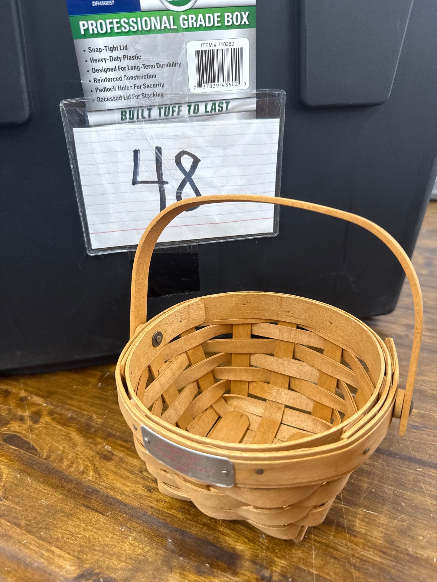 Longaberger 2005 Dresden basket