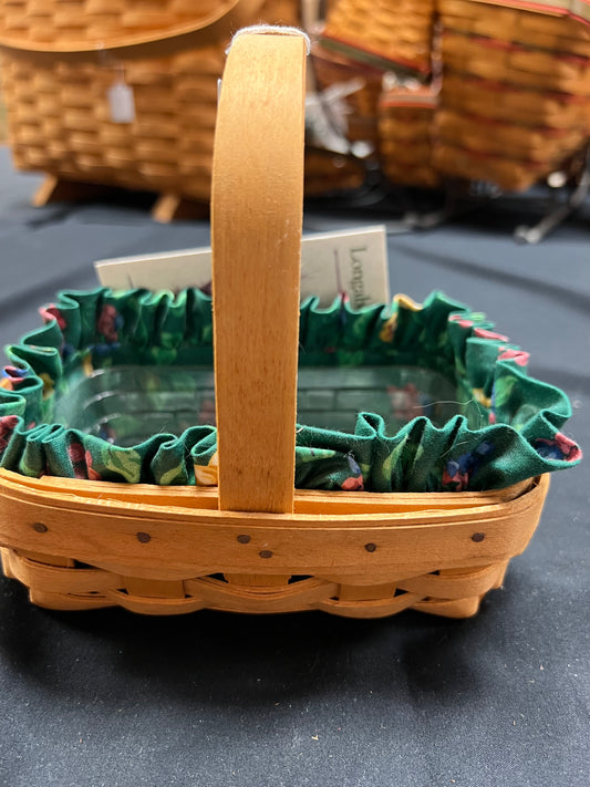 Longaberger 1996 Horizon of Hope Basket with Liner & Protector