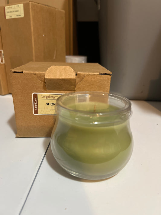 Longaberger short jar candle in fresh field