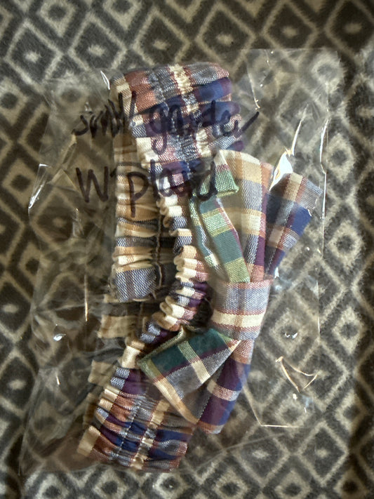 Longaberger Small Garter in Woven traditions Plaid