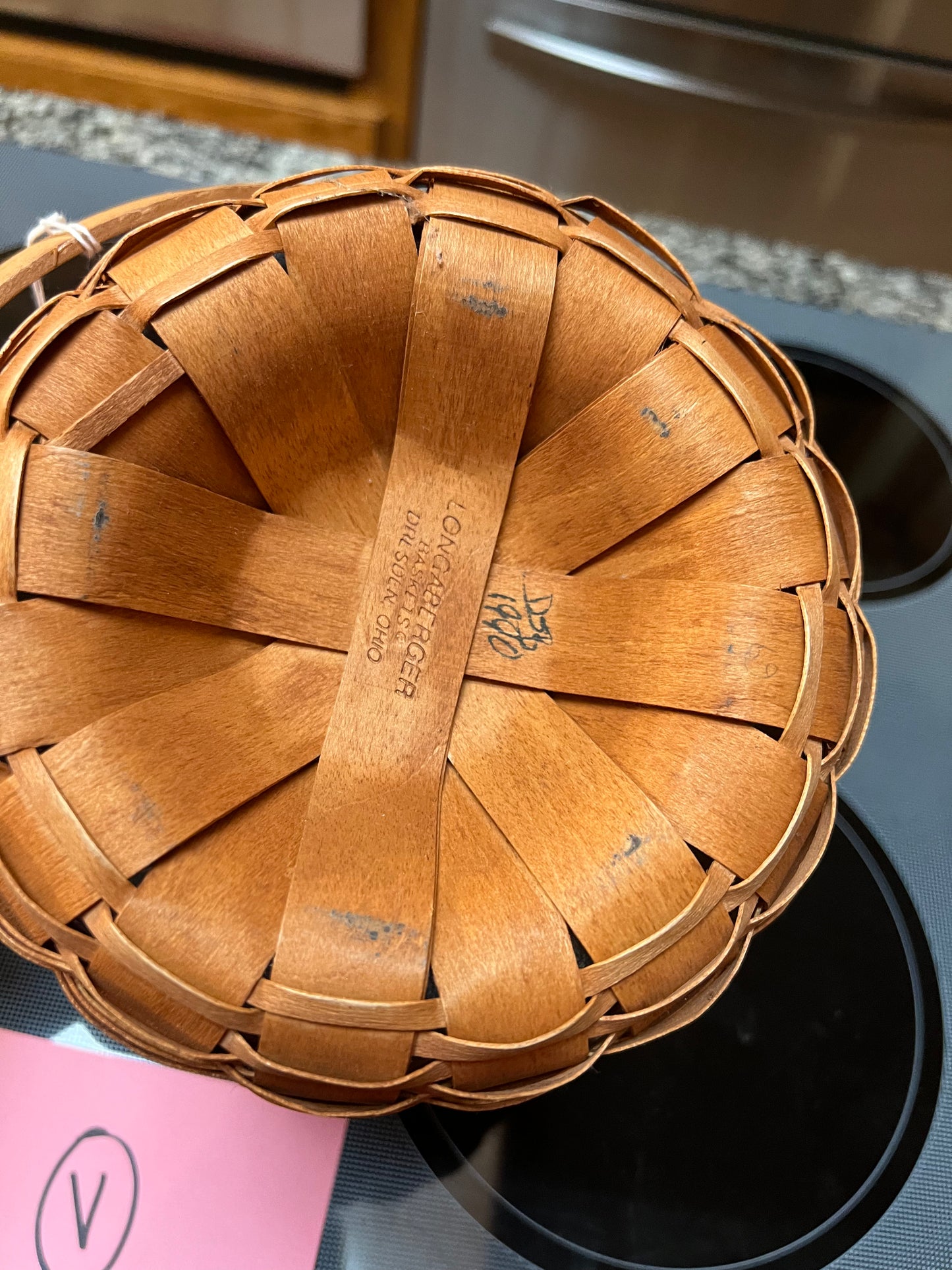 Longaberger Medium Fruit Basket with Protector