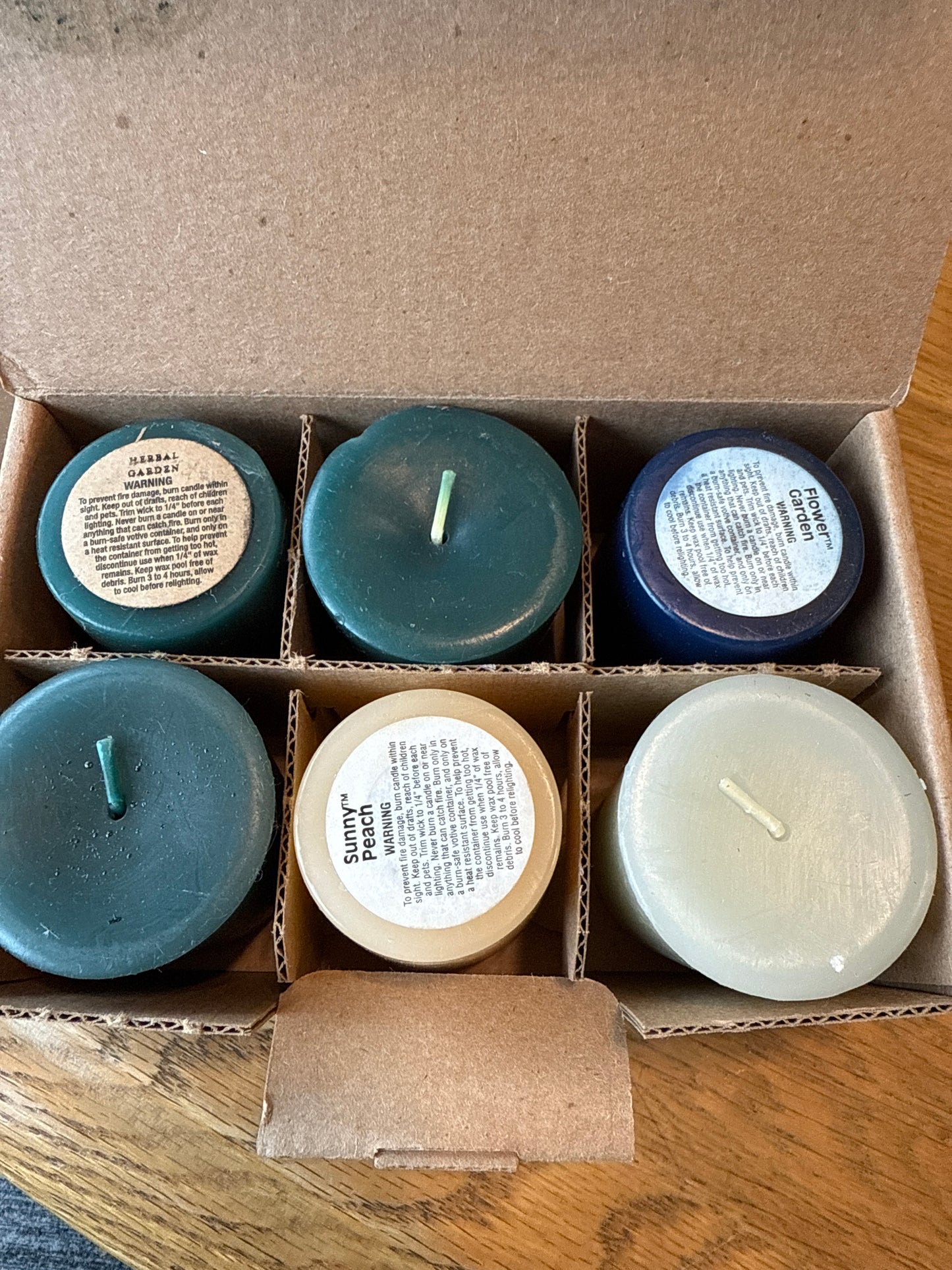 Longaberger votive sample pack