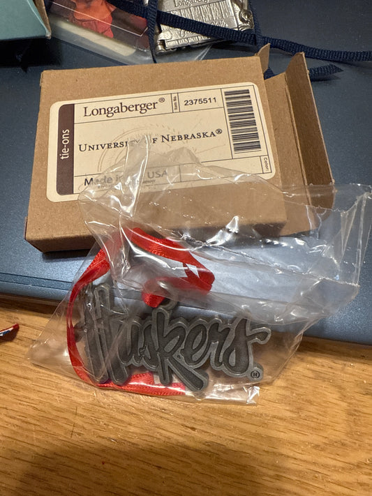 Longaberger Huskers tie on