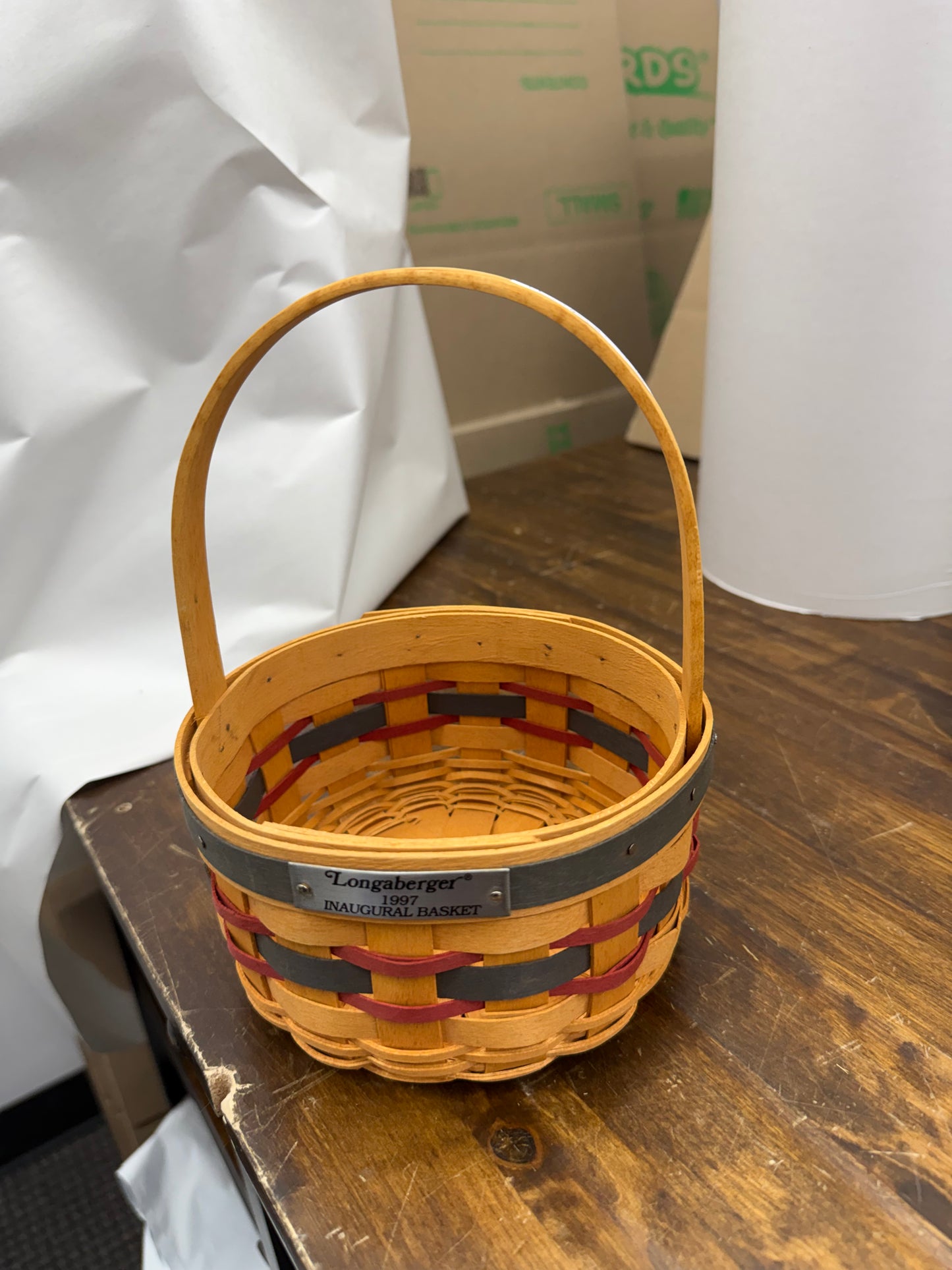 Longaberger 1997 inaugural basket