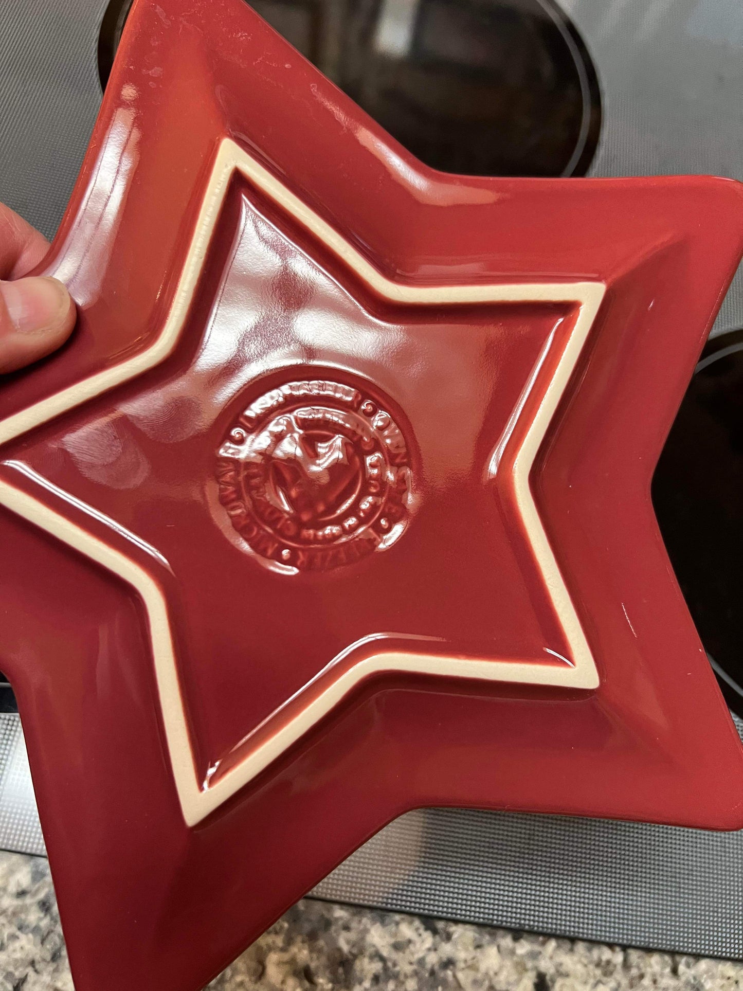 Longaberger Star Plate in Paprika