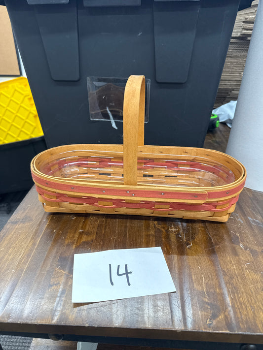 Longaberger tulip basket with protector