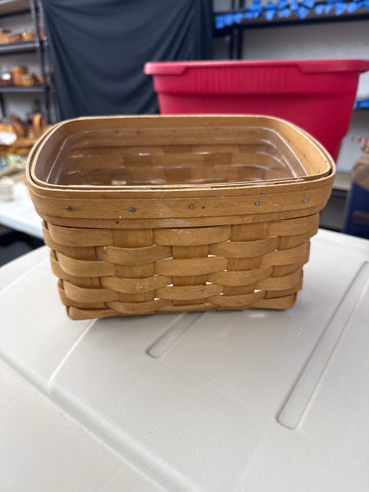 Longaberger recipe basket with protector