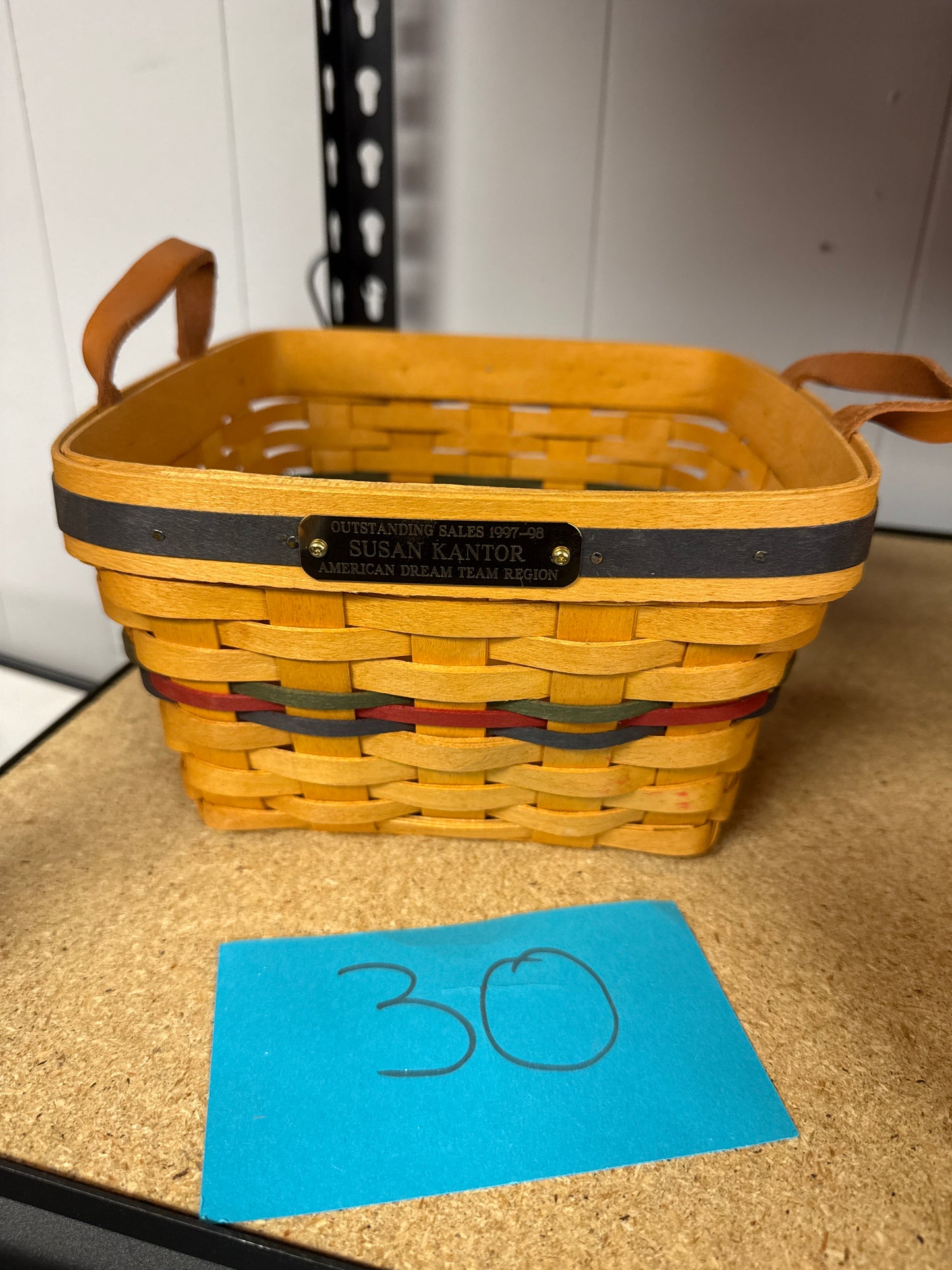 Longaberger sales award basket