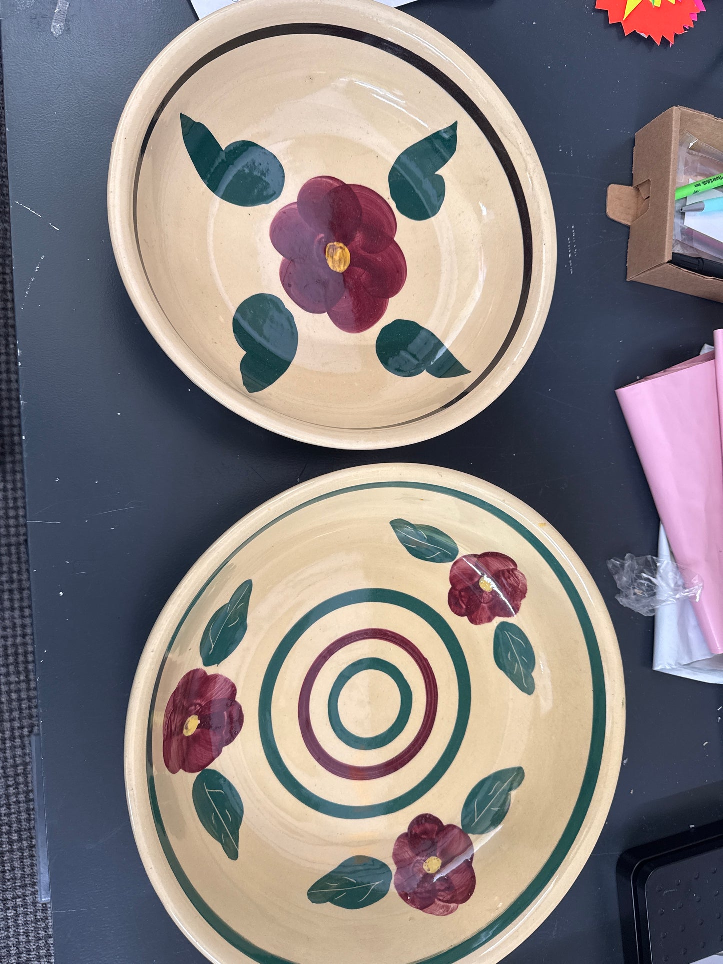 Watts ware serving bowls