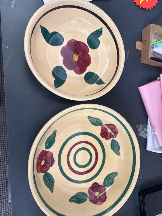 Watts ware serving bowls