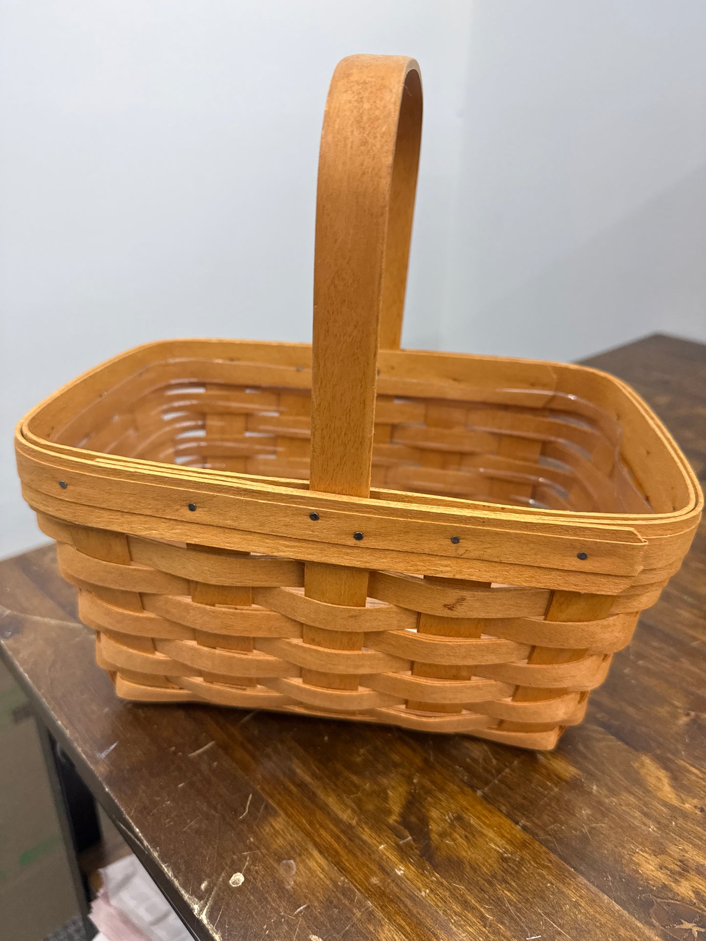 Longaberger spring basket with protector