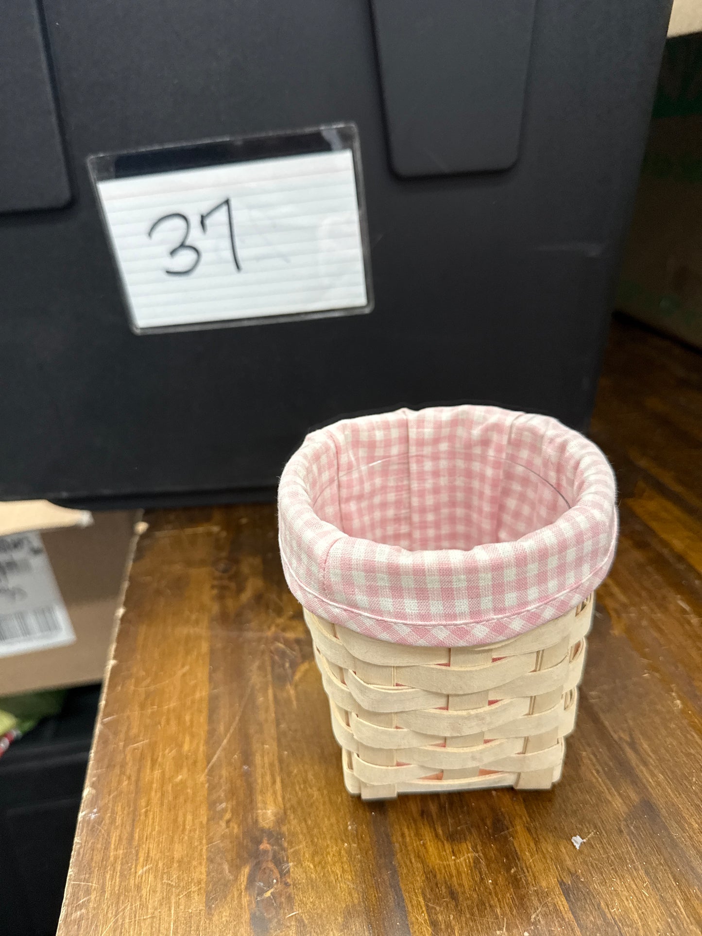 Longaberger pencil pal with liner and protector
