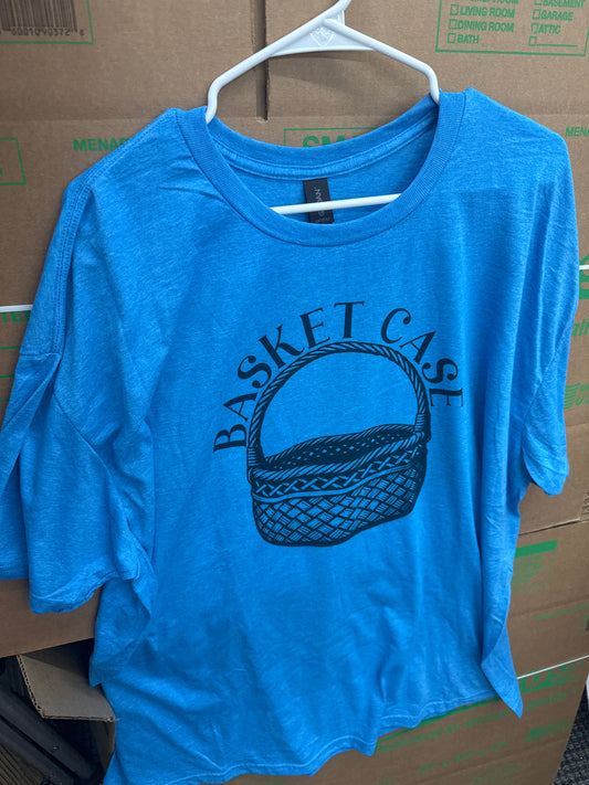 Bonkers4baskets blue t-shirts (size 3XL)