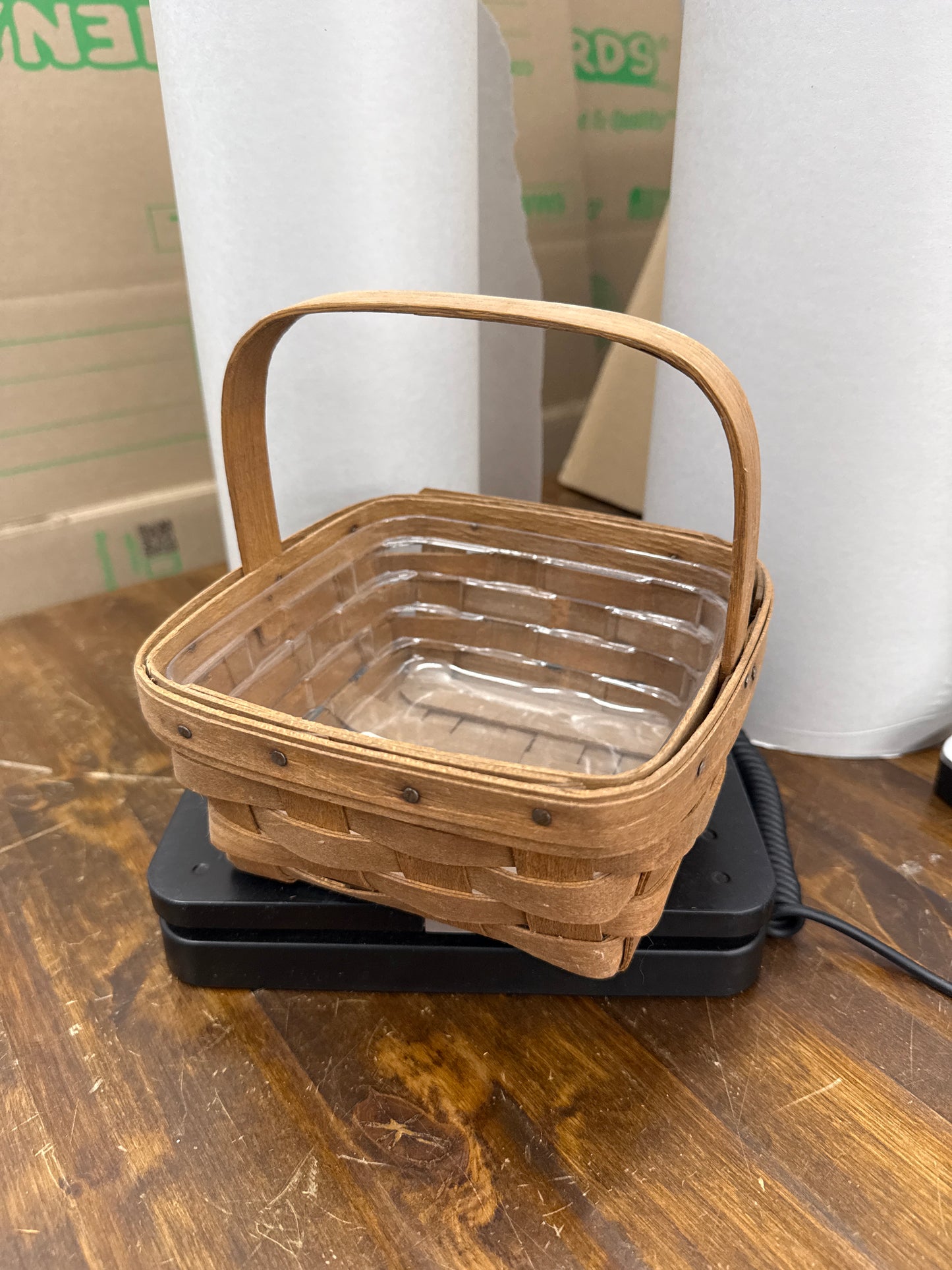 Longaberger small berry basket with protector