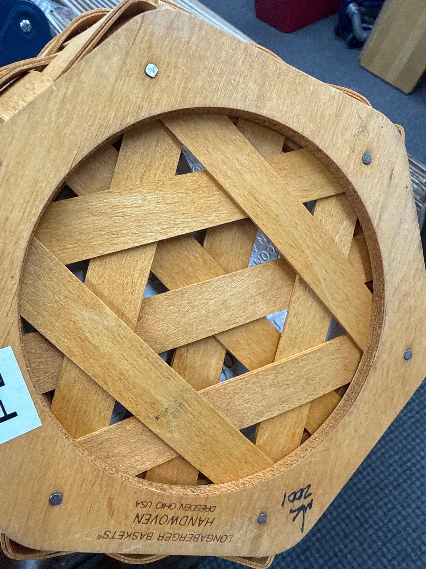 Longaberger 8” generations basket with protector