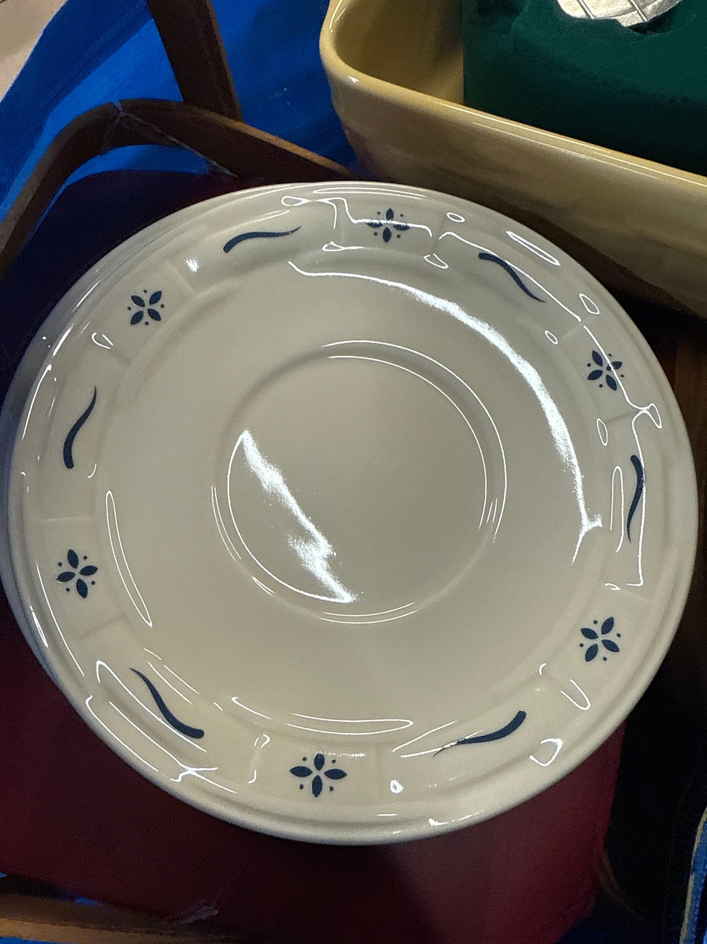 Longaberger mug saucer