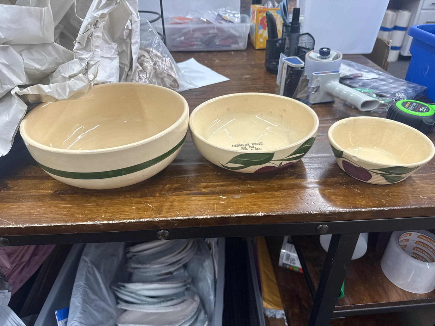 Watts ware set of 3 bowls