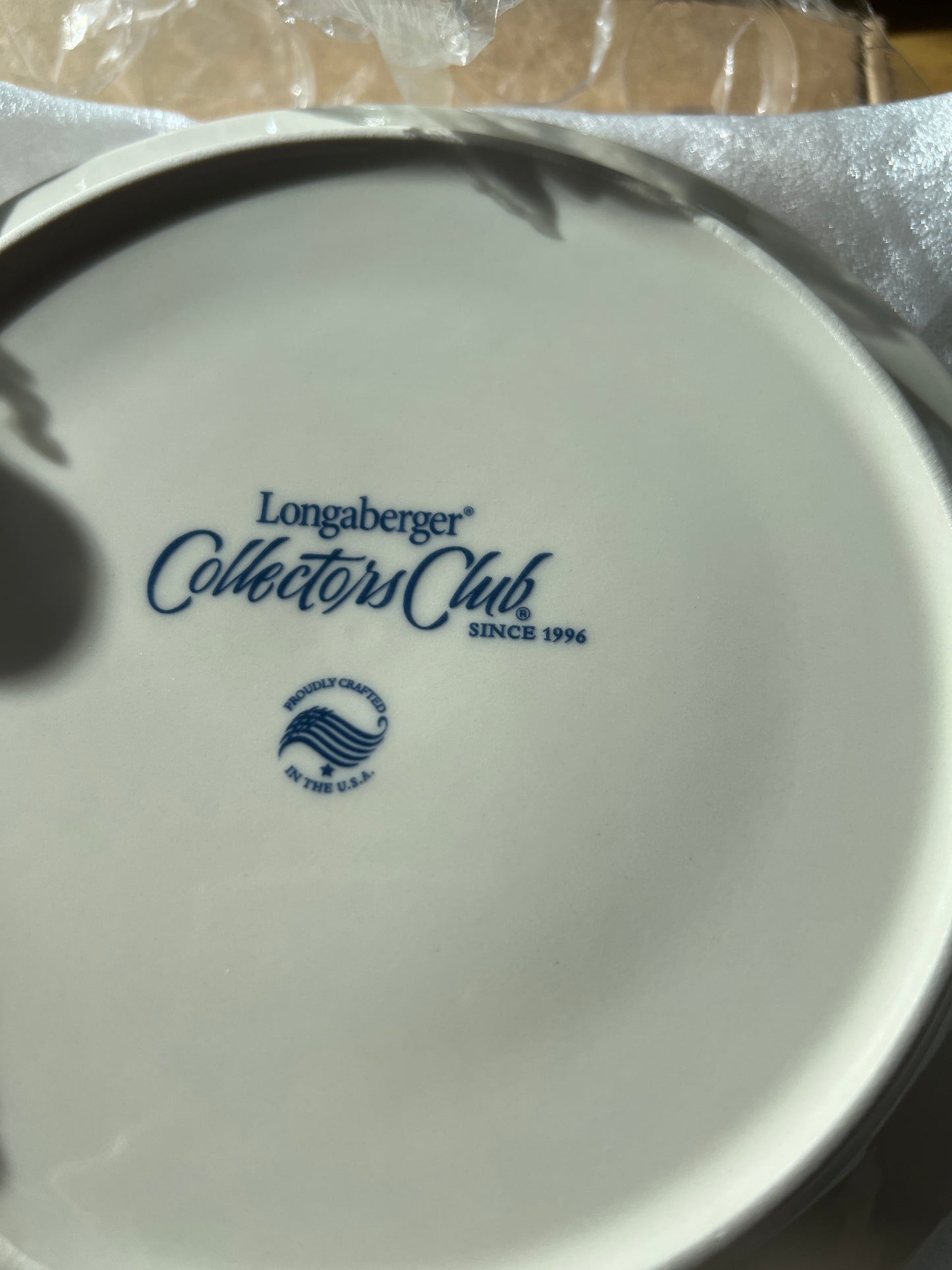 Longaberger Collectors Club Miniature Tea Tray