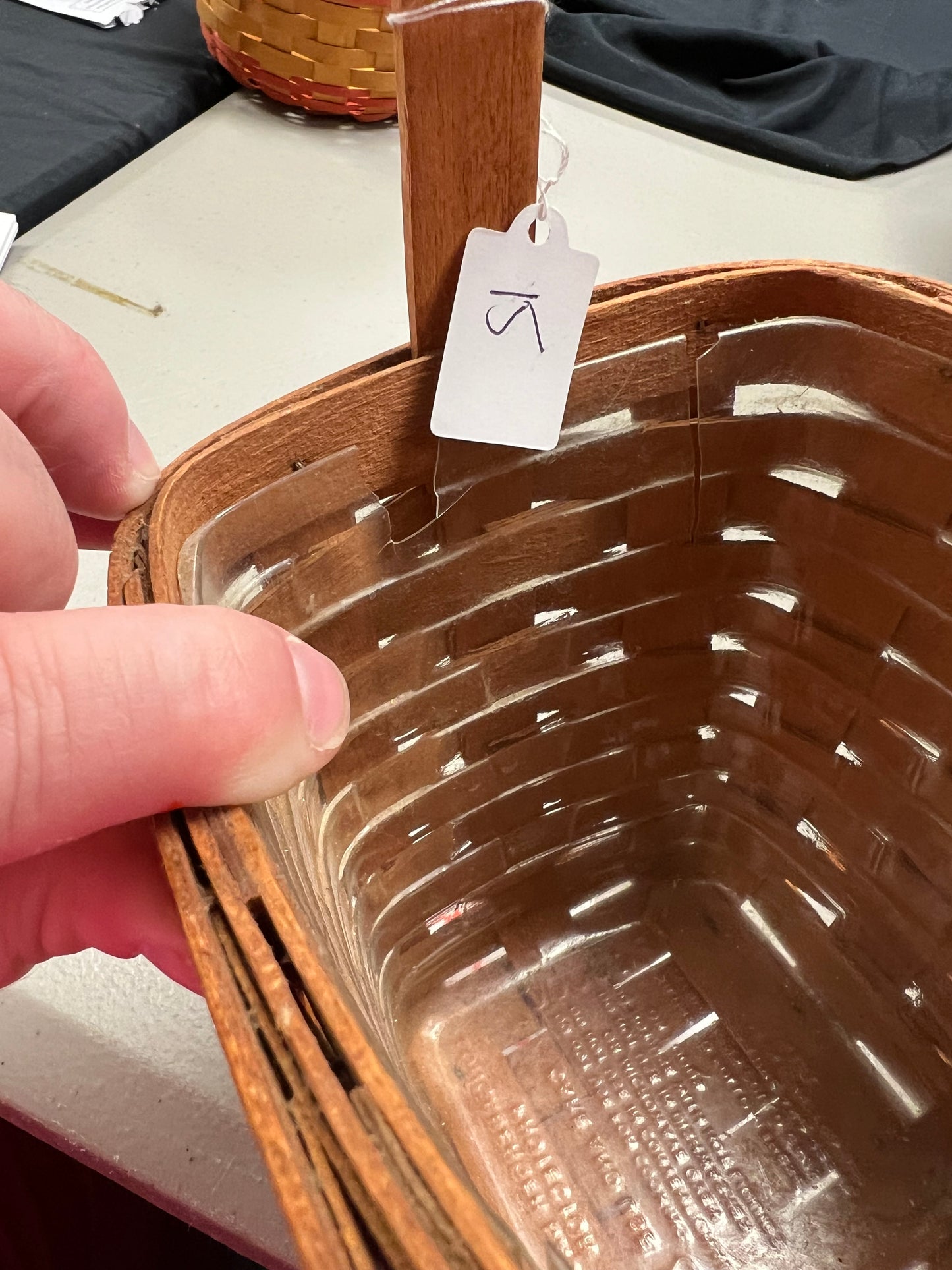 Longaberger Small Peg Basket with Protector