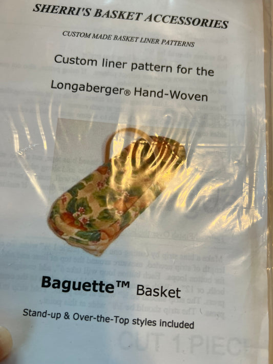 Pattern baguette liner