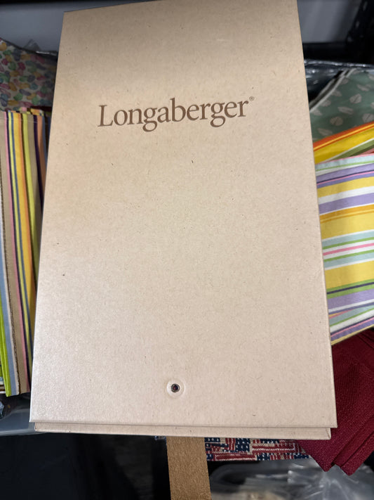 Longaberger fabric sample book (clasp broken)