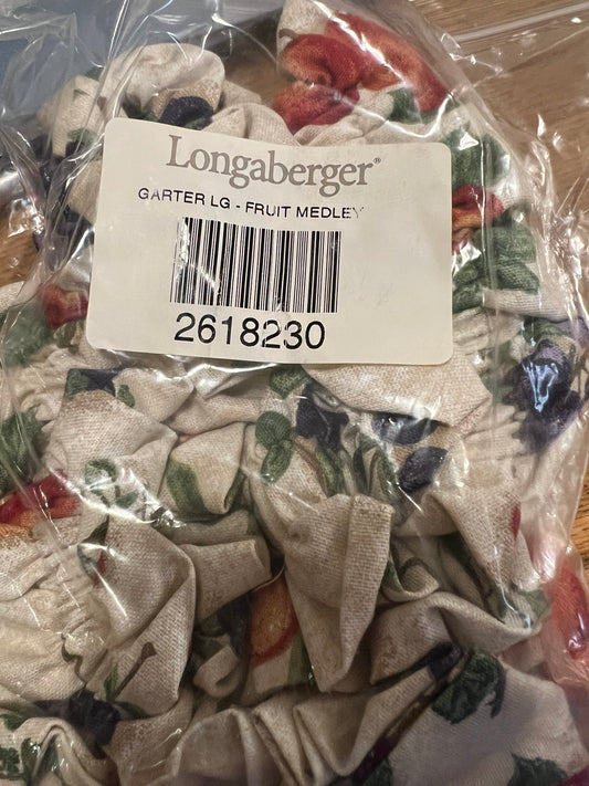 Longaberger large garter in fruit medley