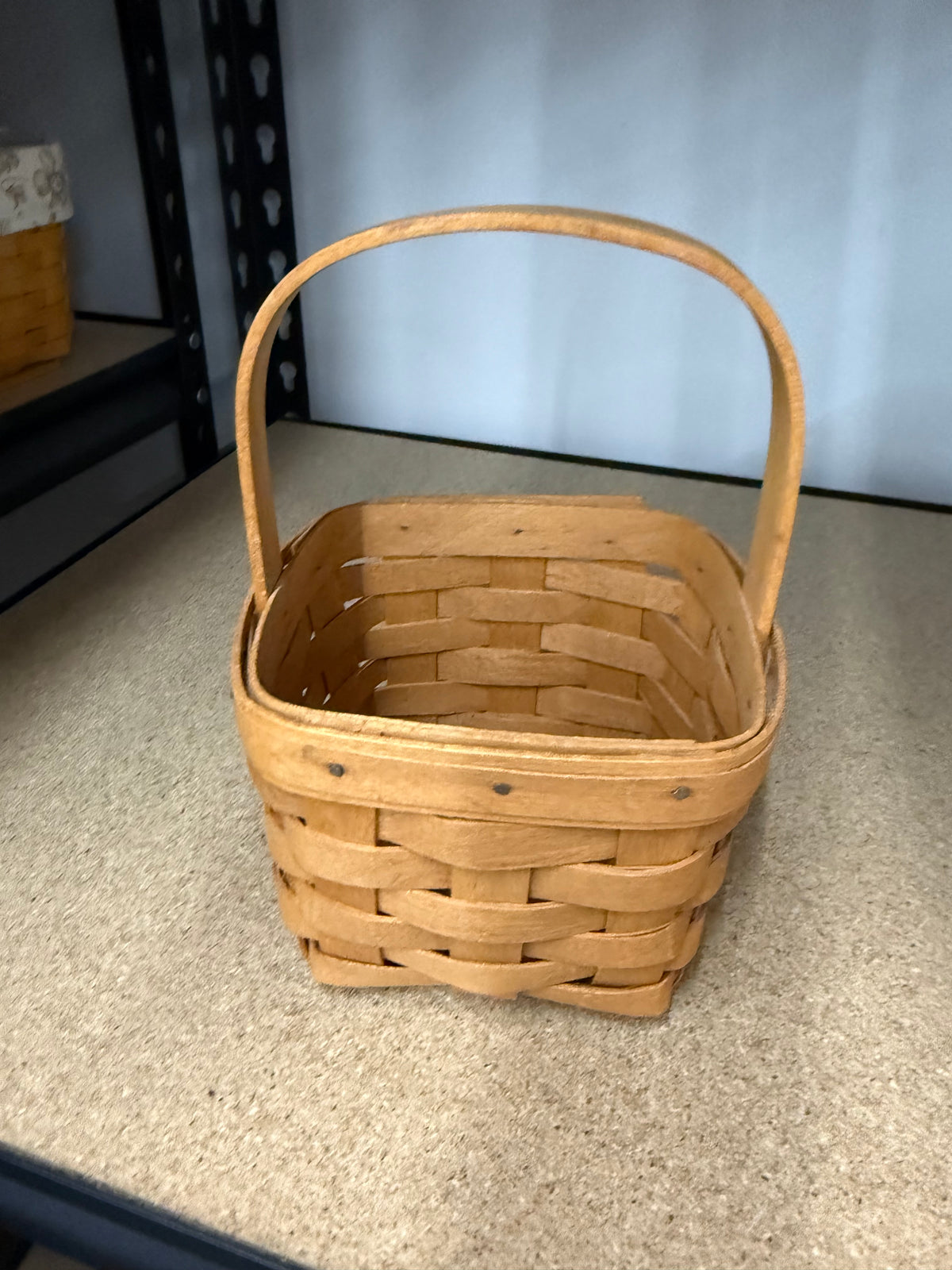 Longaberger small peg basket with protector