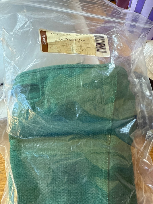 Longaberger small wash day liner in ivy