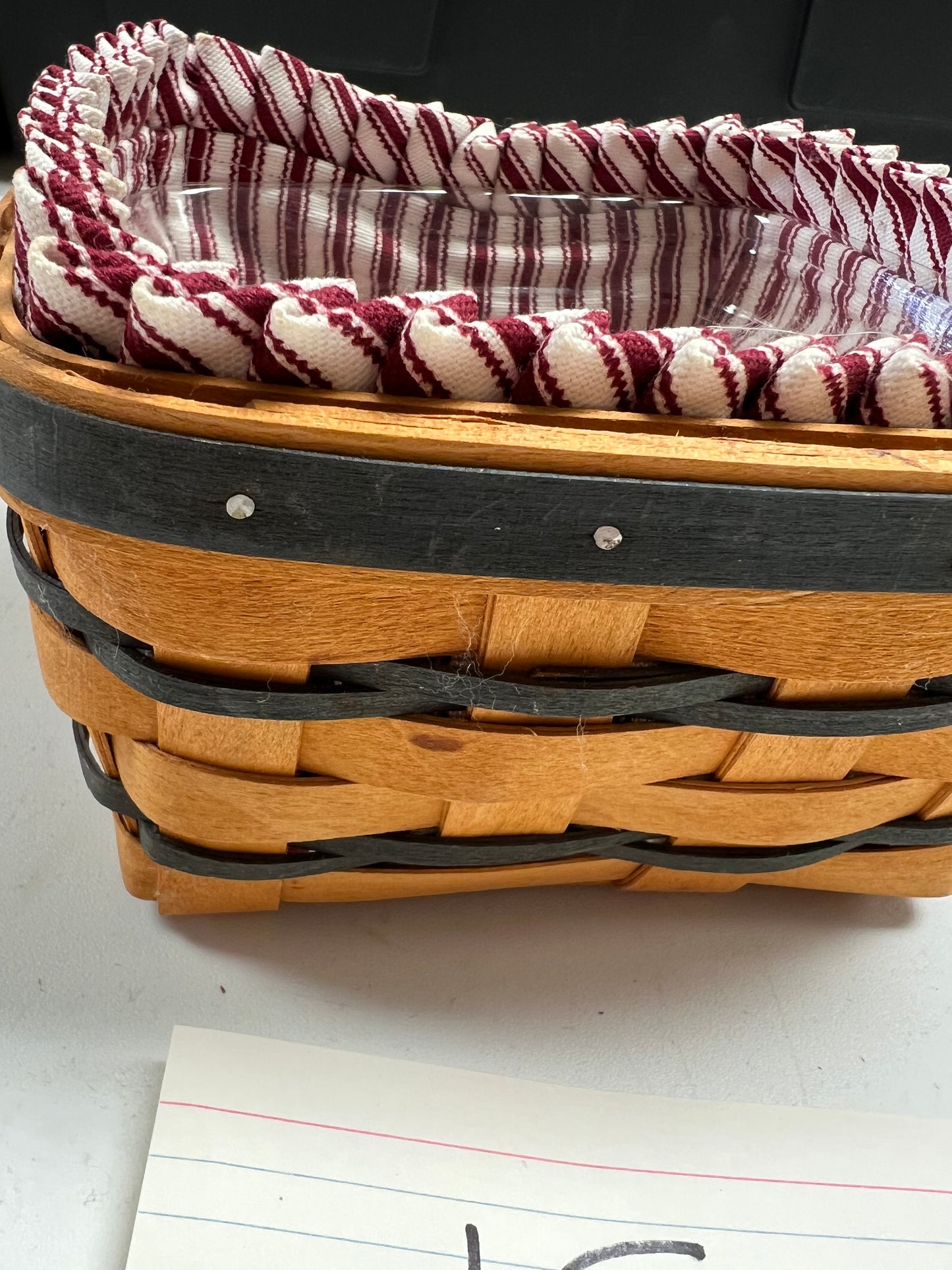 Longaberger Medium Berry Basket with Protector and Liner