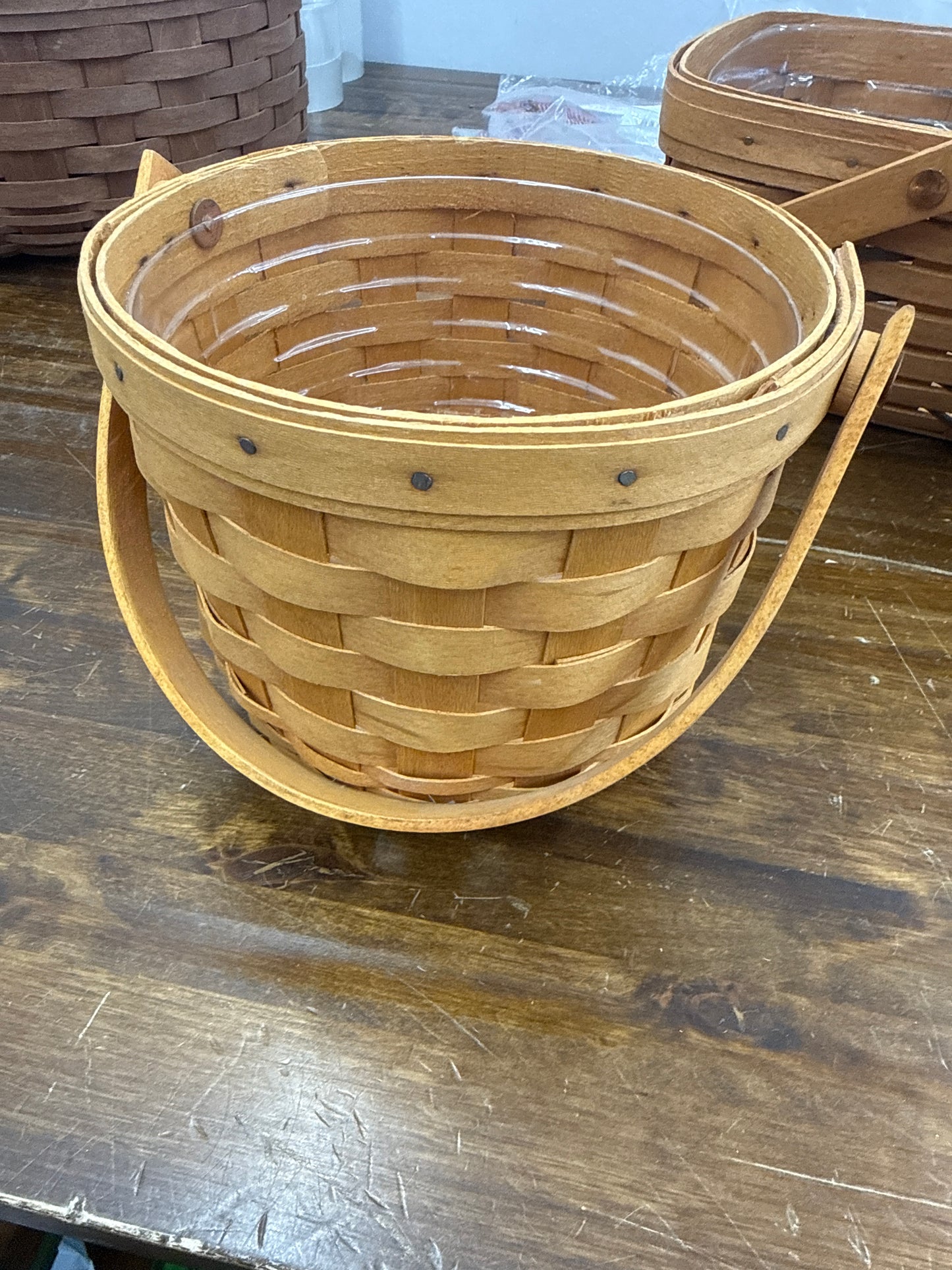 Longaberger small fruit basket with protector