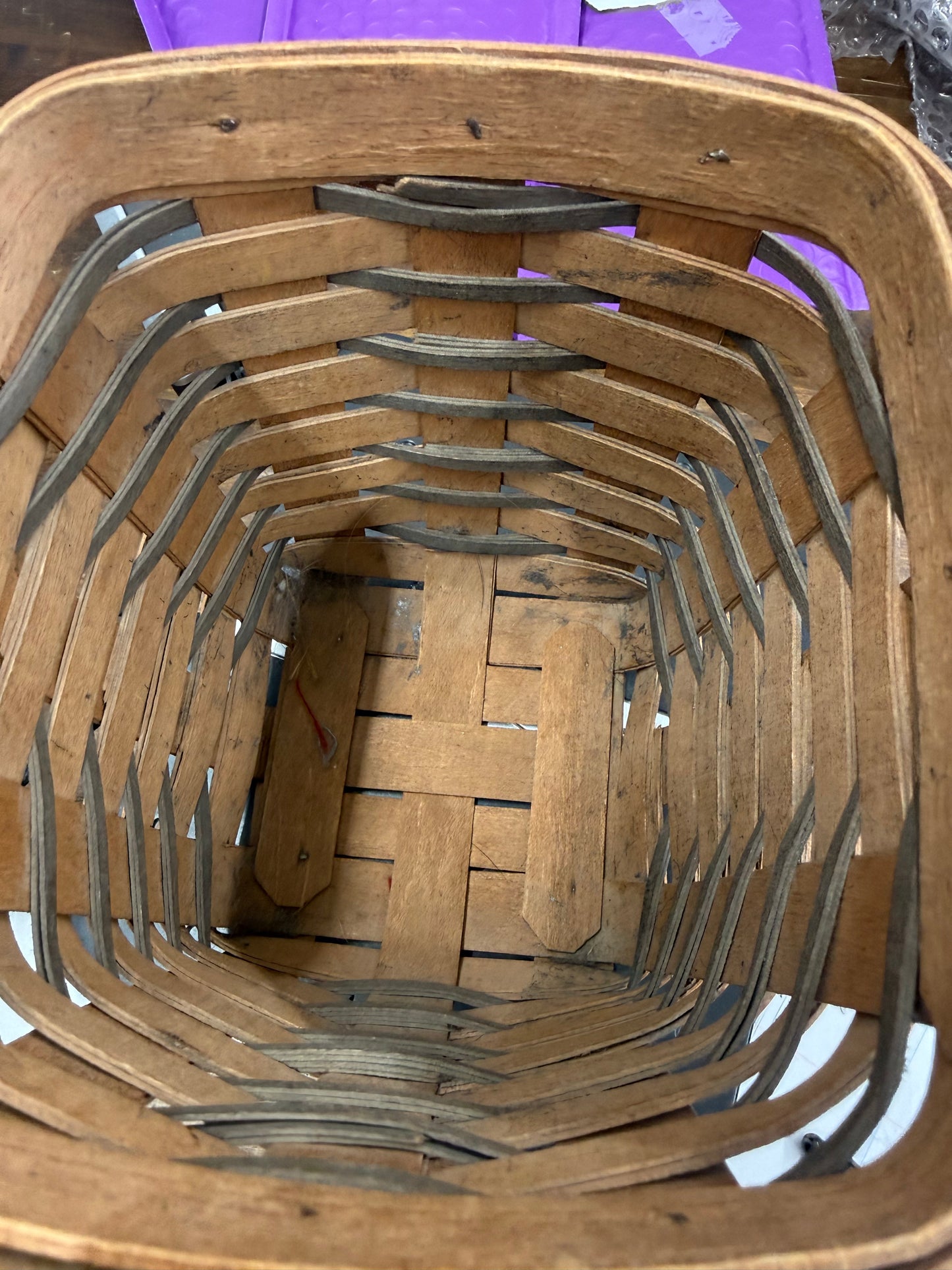 Longaberger medium spoon (inside is dusty)