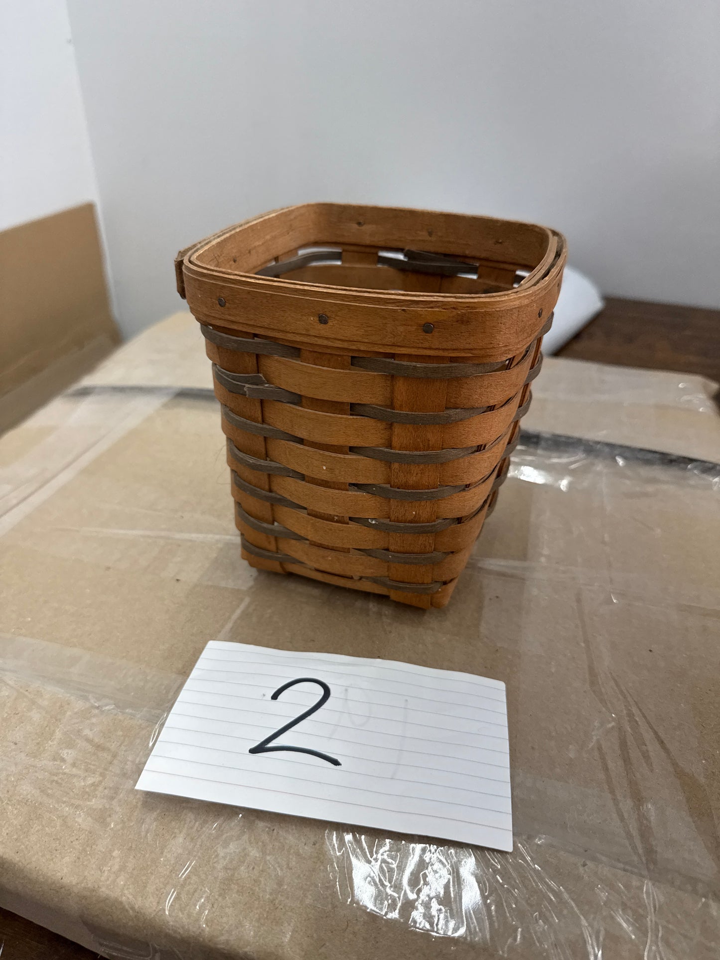 Longaberger tissue basket