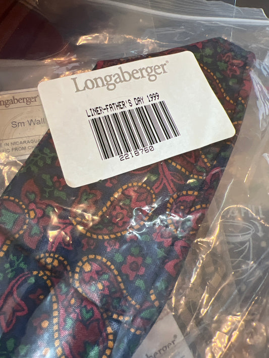 Longaberger Father’s Day 1999 liner in Father’s Day