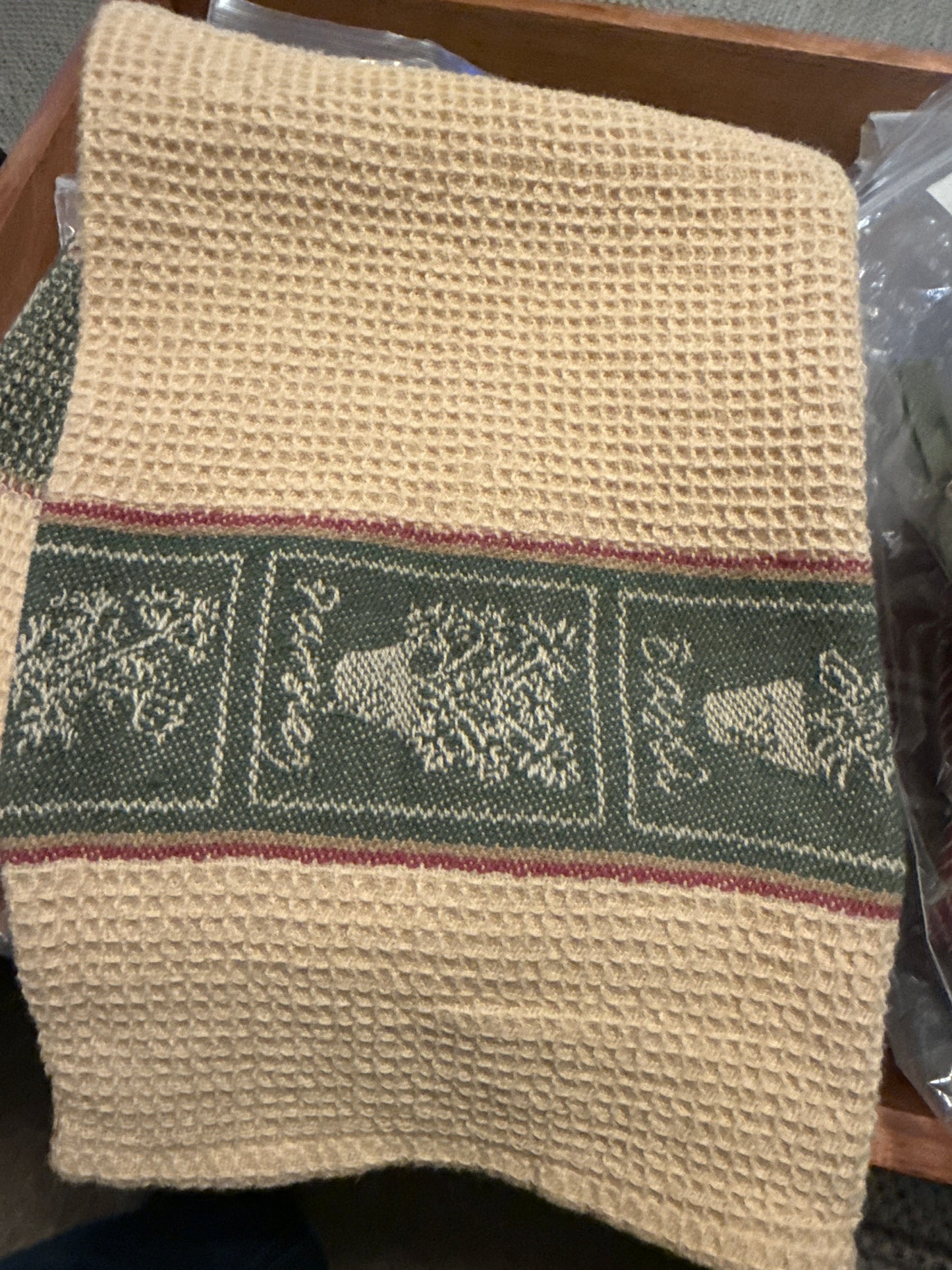 homestead herb dish towel