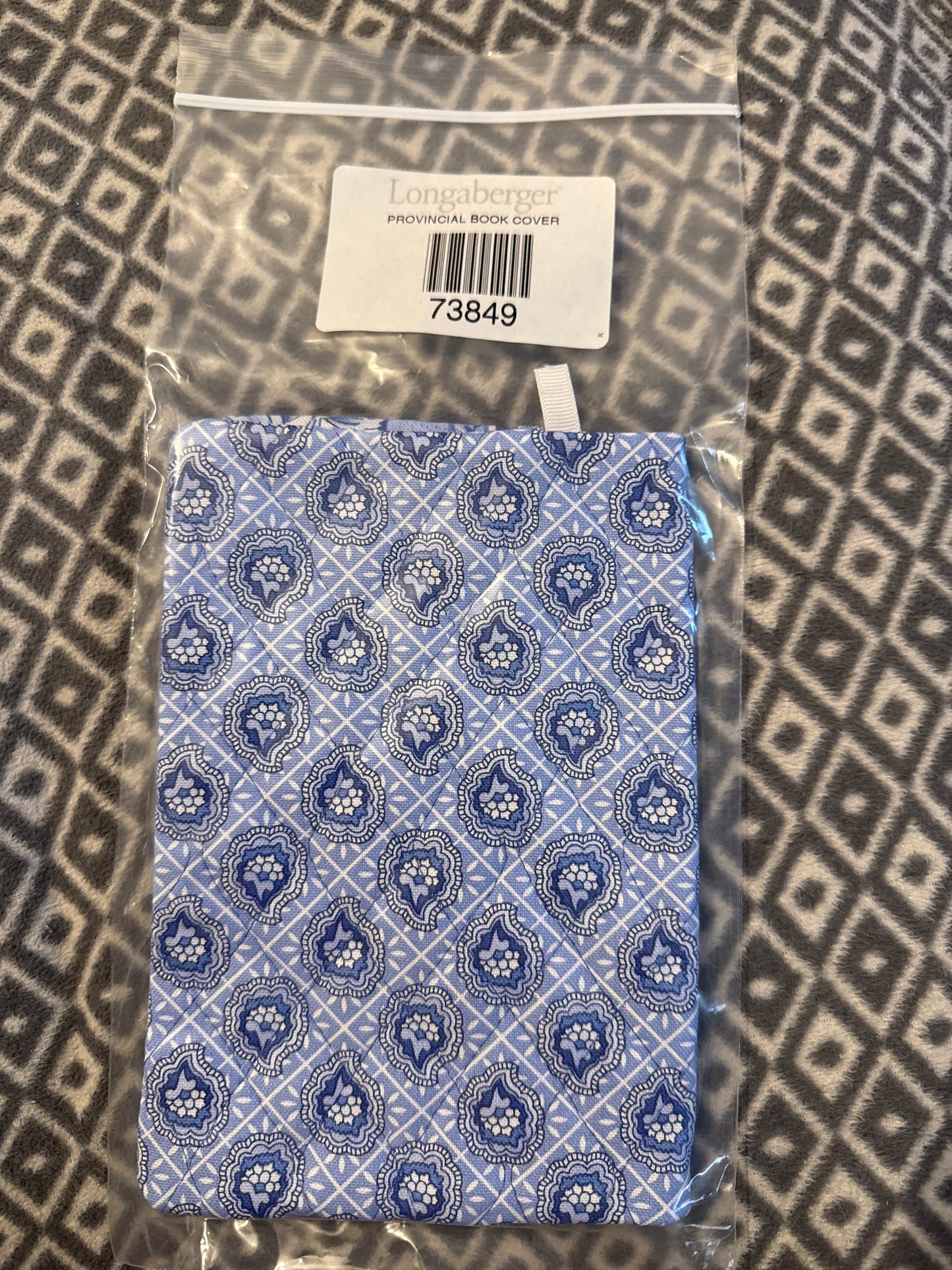 Longaberger Book Cover Liner in Provincial Paisley