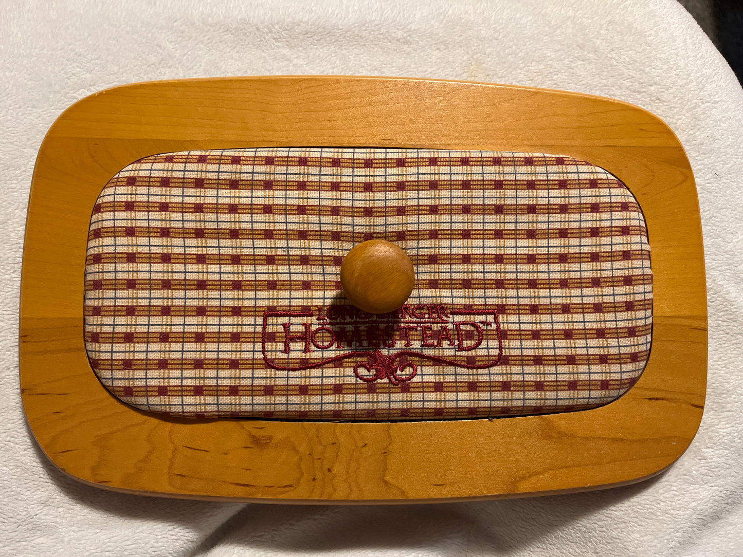 Longaberger 2000 Woven Memories lid