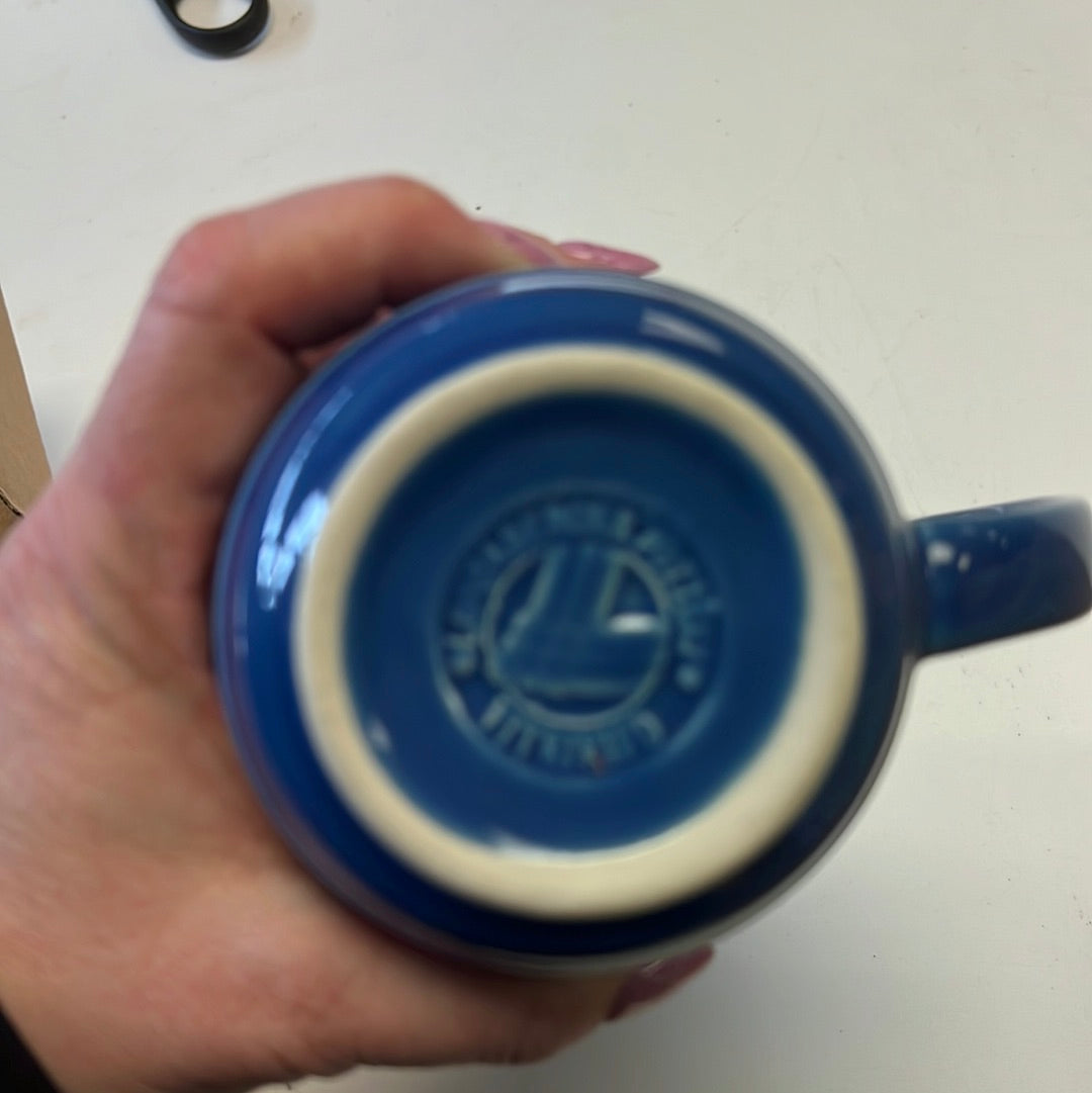 Longaberger coffee mug in cornflower