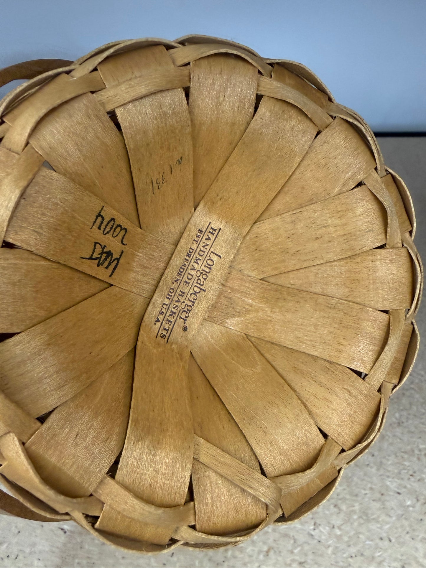 Longaberger small fruit basket
