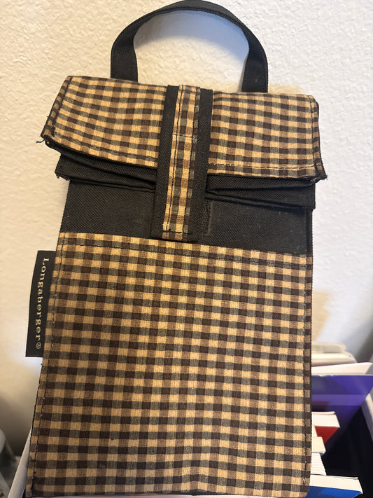 Longaberger insulated lunch bag