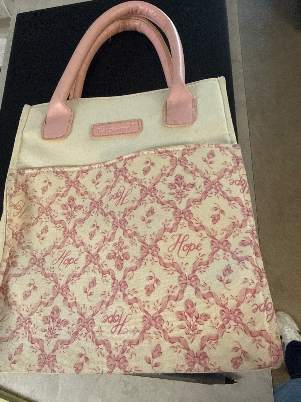 Longaberger horizon of hope tote