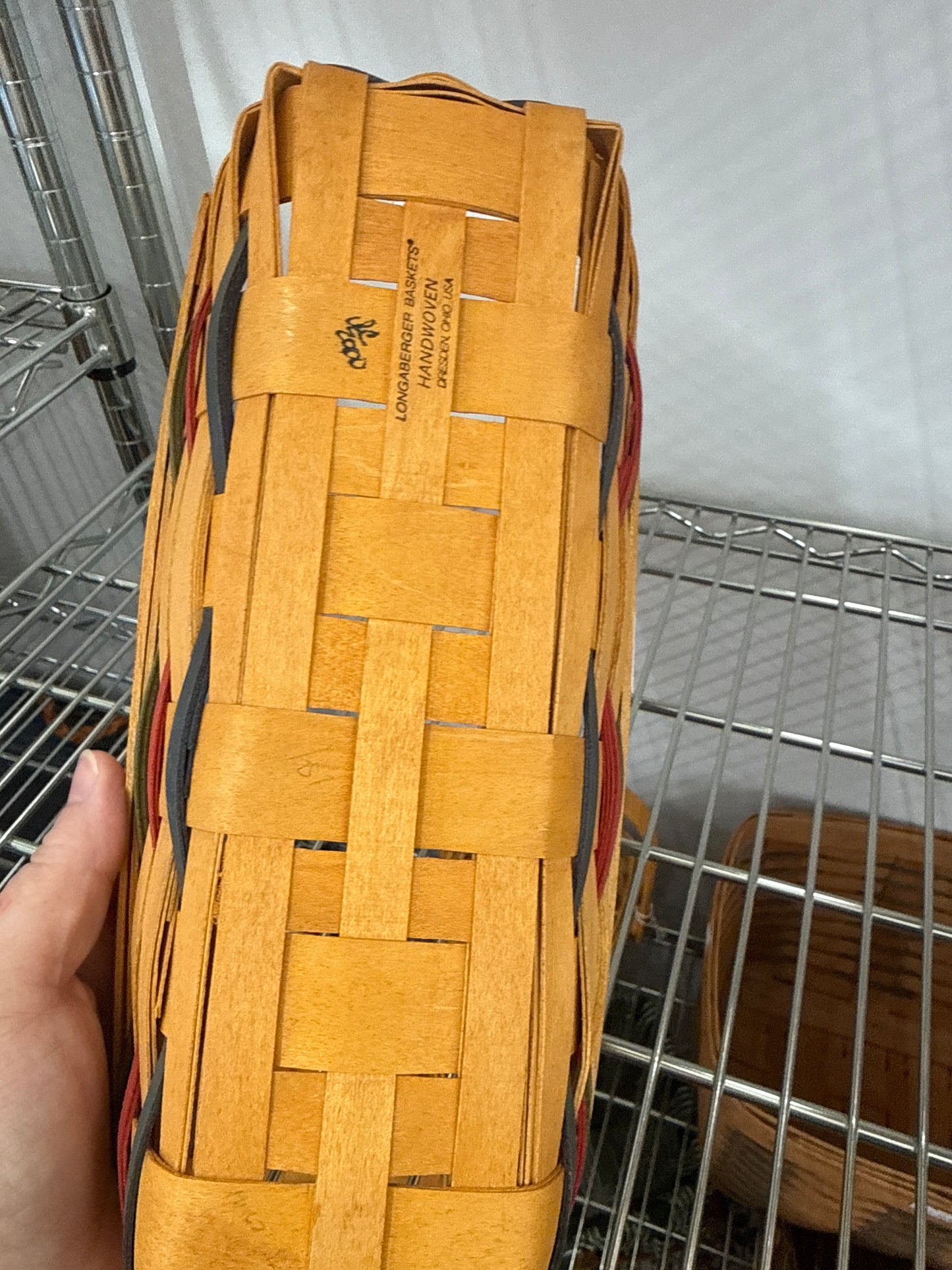 Longaberger cracker basket