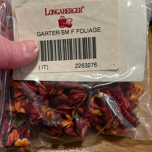 Longaberger small garter in fall foliage